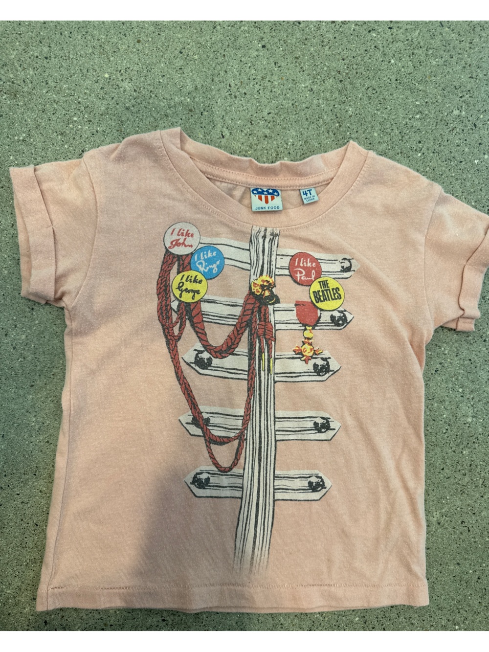 Junk Food Clothing Kids Beatles Graphic Tee in 4T